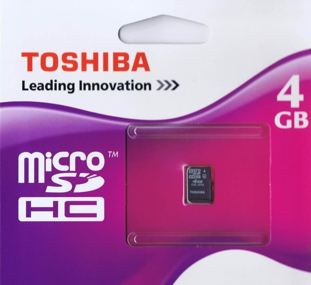 Microsd Toshiba 4gb C4 C